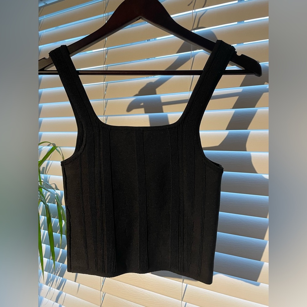 Dynamite black sweater tank